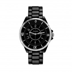 Men's Black and Silver Tone Watch (LIMITED EDITION)