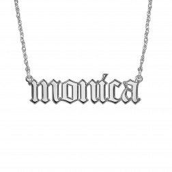 Gothic Name Necklace 