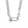 Stainless Steel Personalized Oval Necklace (14x28mm)