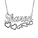 Name Necklace with Heart Accent 