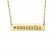 Birthstone Bar Name Necklace (6x32mm)