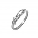 Scroll Name Ring Personalized Jewelry